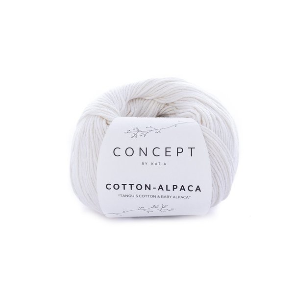 Katia Cotton-Alpaca - Farbe 80 weiß