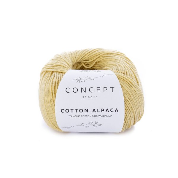 Katia Cotton-Alpaca - Farbe 96 Hellpistaziengrün
