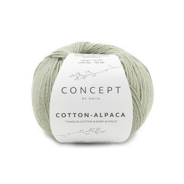 Katia Cotton-Alpaca - Farbe 103 Blassgrün