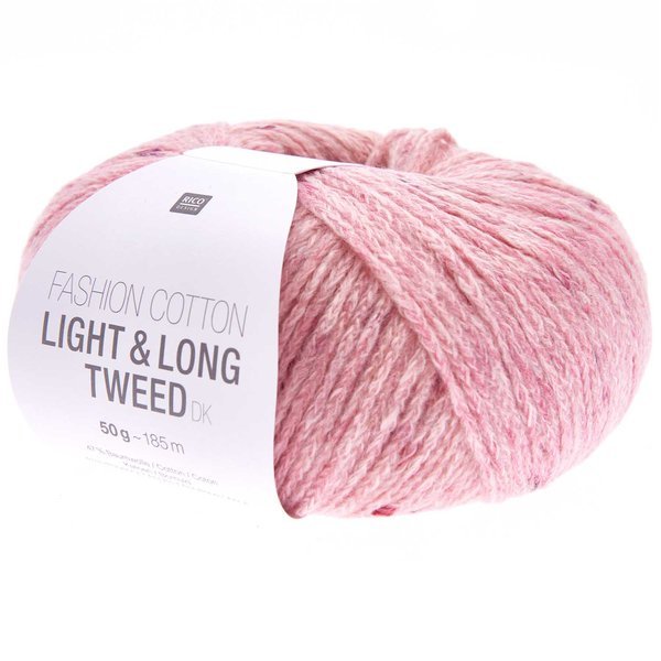 Rico Fashion Cotton Light & Long Tweed - Farbe 017 BonBon