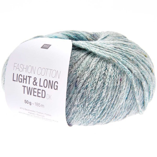 Rico Fashion Cotton Light & Long Tweed - Farbe 019 Smaragd