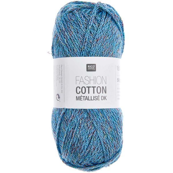 Fashion Cotton Métallisé - Farbe 028 Blau