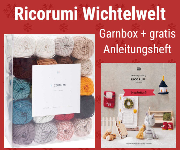 Ricorumi Garnbox Wichtelwelt inkl. gratis Anleitungsheft