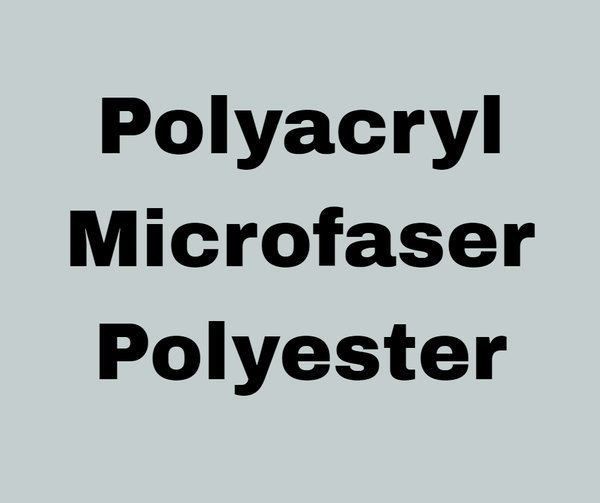 Polyacryl Microfaser und Polyester
